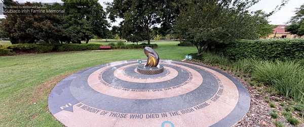 Irish famine Memorial WA